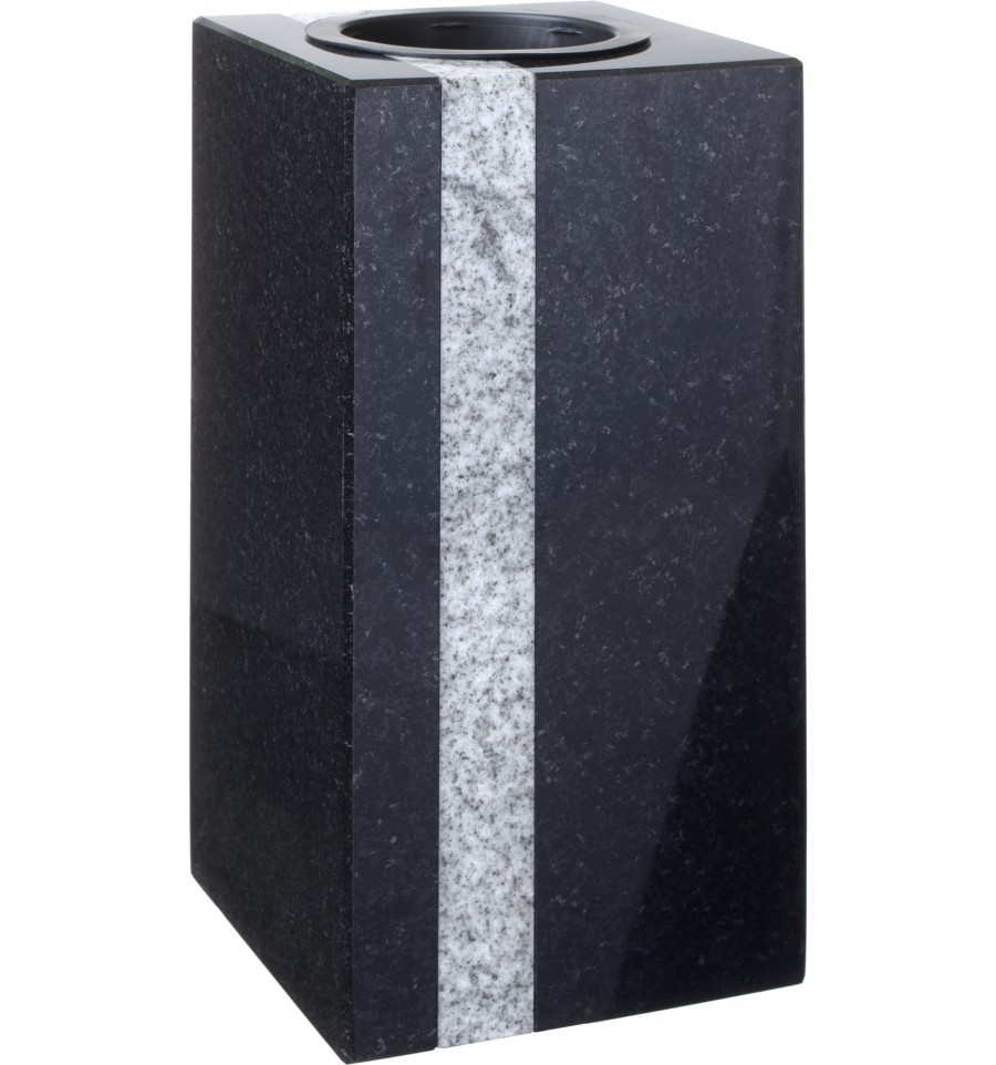 Wazon GRANIT Kwadrat dwukolorowy