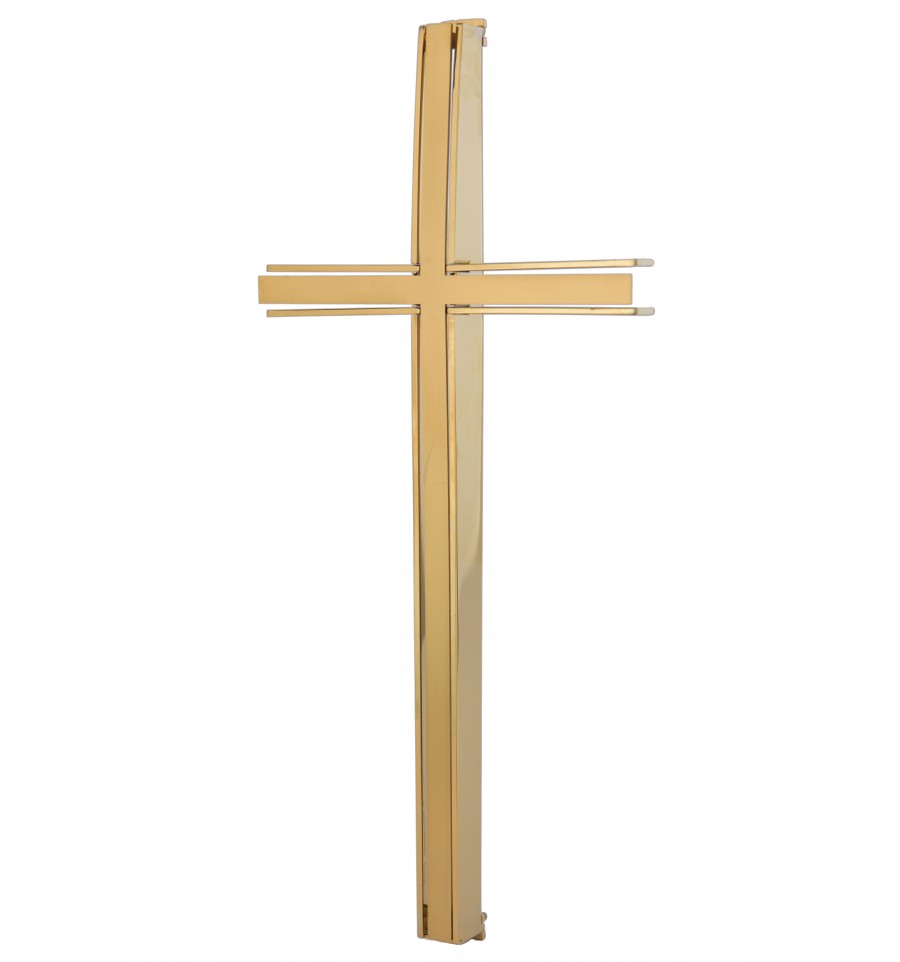 KRZYŻ WISZĄCY KT13W SATYNA ZŁOTY